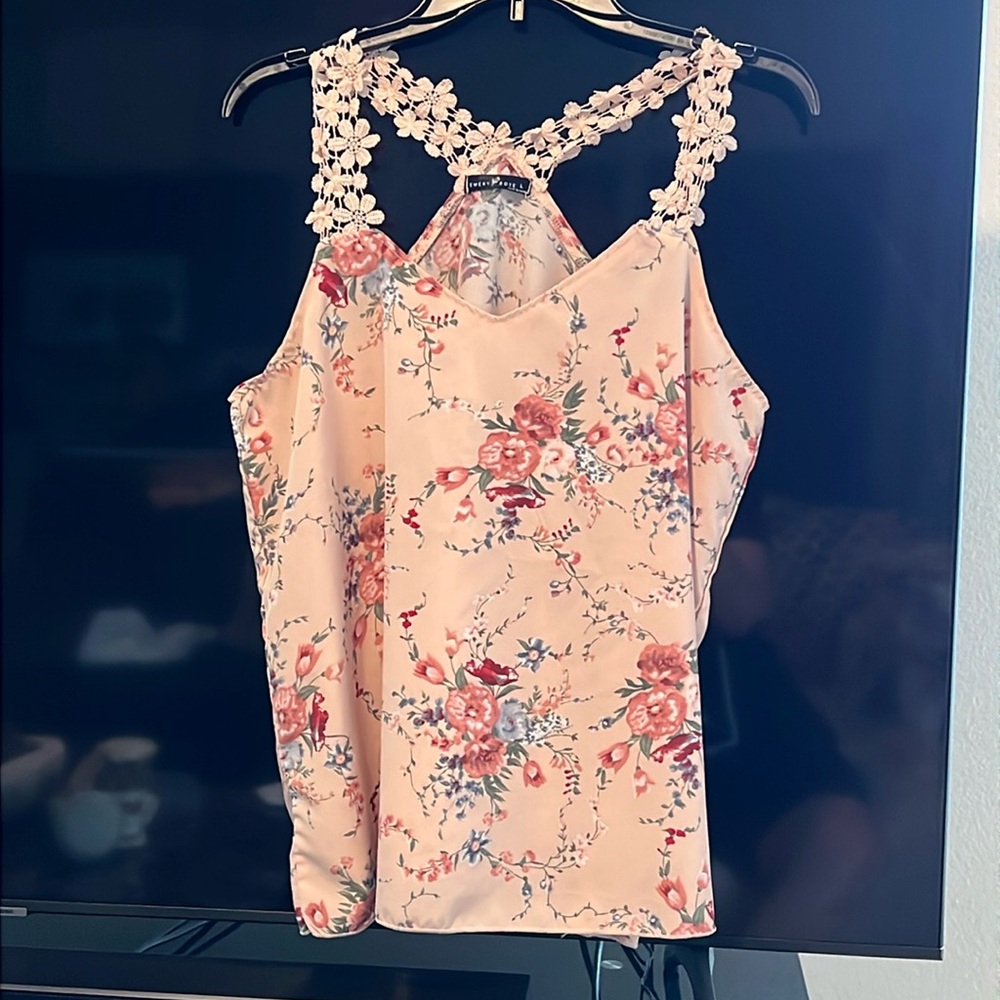 Bohemian Straps Blouse Summer Floral Camis Women Casual